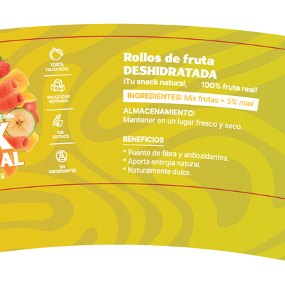 ROLLITOS DE FRUTA TROPICAL